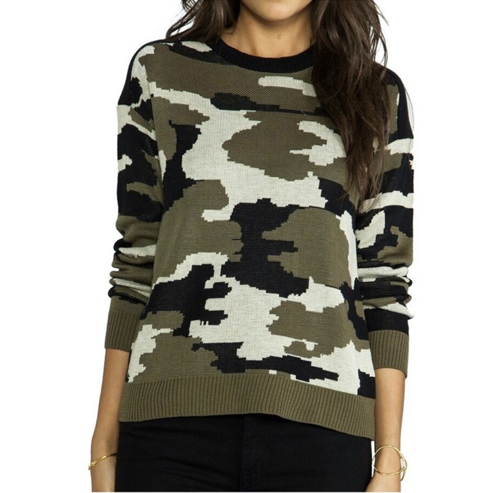 GENERATION LOVE CAMO SWEATER